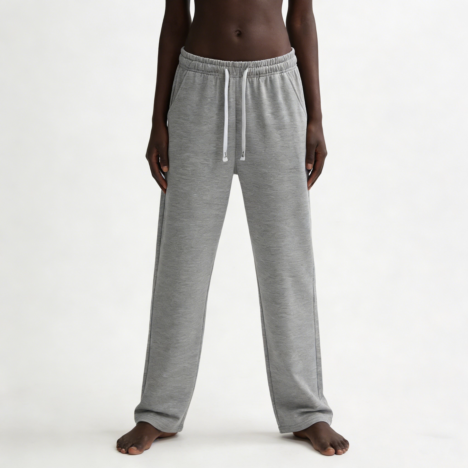 Solid-Colored Casual Sports Comfortable Loose-Fit Trousers 1 Solid-Colored Casual Sports Comfortable Loose-Fit Trousers