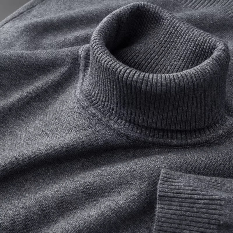 Warm Turtle Neck Sweater For Men 9 Warm Turtle Neck Sweater For Men - Image 9