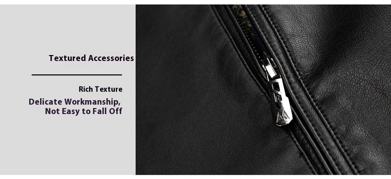 Fleece-lined Soft Leather Jacket 2 Fleece-lined Soft Leather Jacket - Image 2