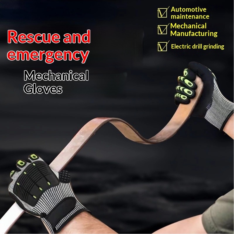 Heavy Duty TPR Impact Gloves - Cut Resistant & Anti-Slip Grip 7 Heavy Duty TPR Impact Gloves - Cut Resistant & Anti-Slip Grip - Image 7