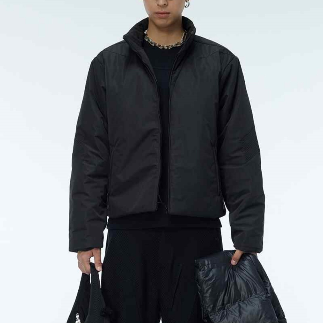 Men's Retro Stand-Collar Cotton Jacket 1 Men's Retro Stand-Collar Cotton Jacket