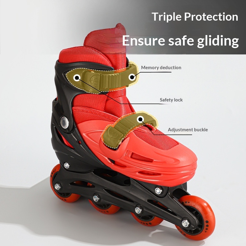 Kids Inline Skate Full Set With Multi-Adjustable Size 6 Kids Inline Skate Full Set With Multi-Adjustable Size - Image 6