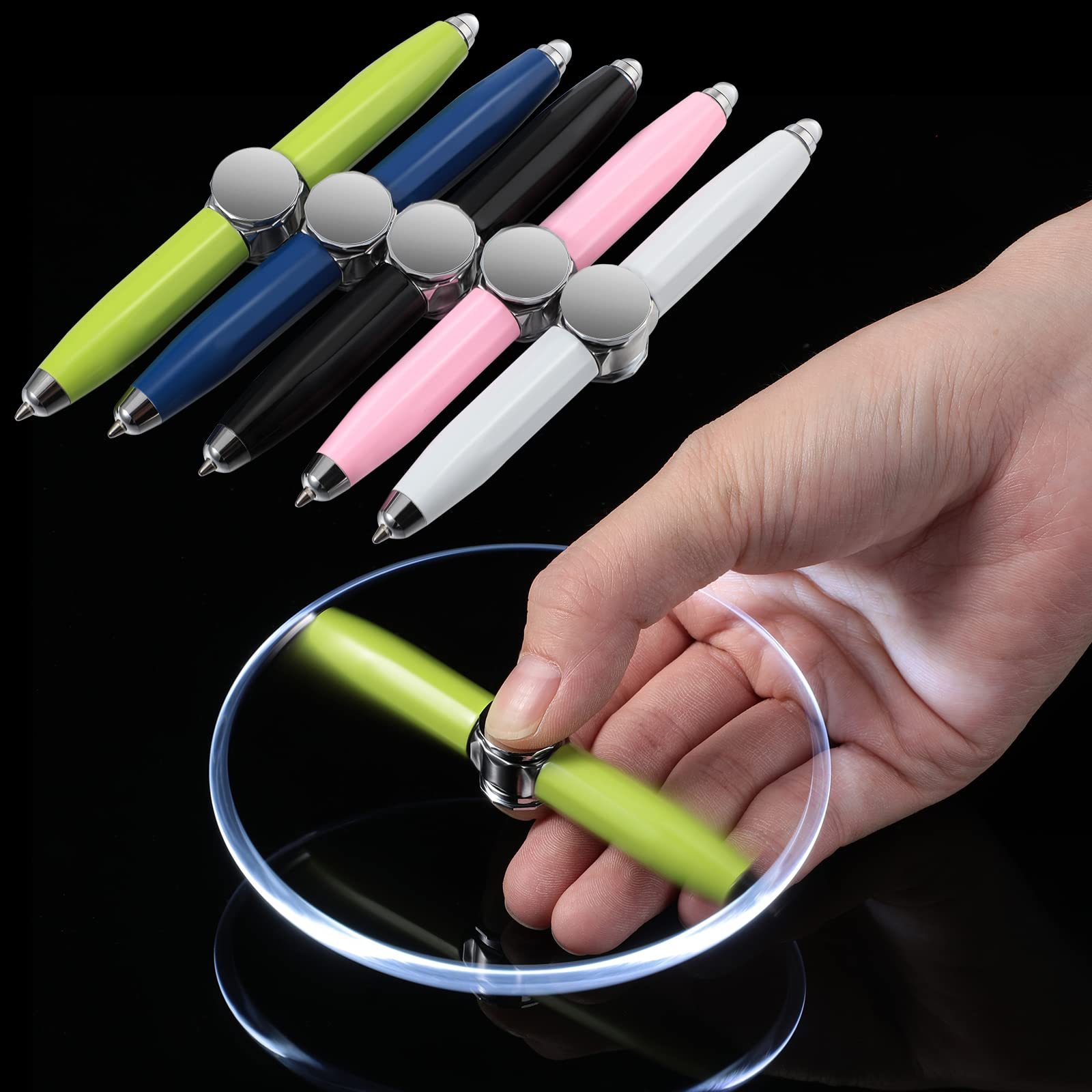 Multi-Function Spinning Decompression LED Pen 1 Multi-Function Spinning Decompression LED Pen