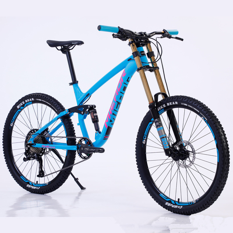 Aluminum Alloy Soft Tail Oil Brake Damping Mountain Bike Bicyc 1 Aluminum Alloy Soft Tail Oil Brake Damping Mountain Bike Bicyc