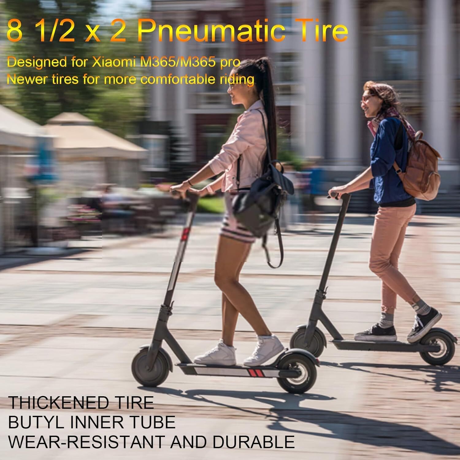 Electric Scooter Rubber Tire 8 0.5x2 Inner Tube Outer Tube Replacement Tyre 5 Electric Scooter Rubber Tire 8 0.5x2 Inner Tube Outer Tube Replacement Tyre - Image 5