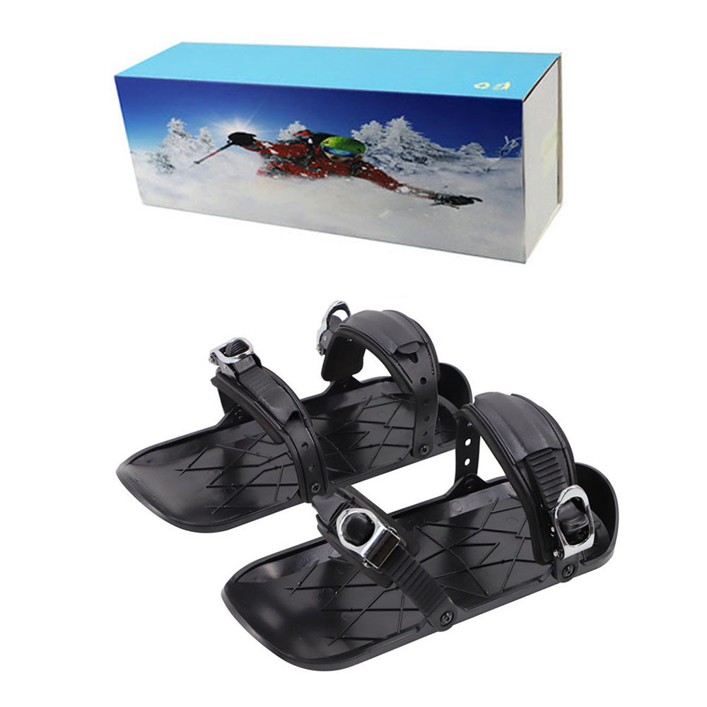 Mini Ski Skates Portable Short Ski board Adjustable Skates Shoes 3 Mini Ski Skates Portable Short Ski board Adjustable Skates Shoes - Image 3
