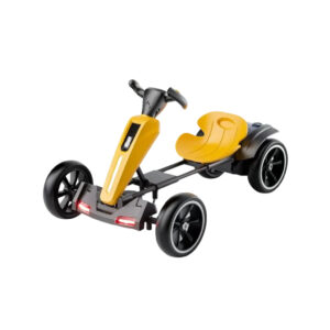 12V Electric Kids Pedal Go Kart, Adjustable Seat, 4 Non-Slip EVA Wheels , Age 3-6 Years Old