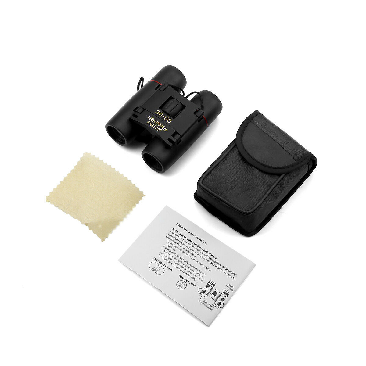 Binoculars 30x60 Zoom Mini Folding Compact Telescope 8 Binoculars 30x60 Zoom Mini Folding Compact Telescope - Image 8