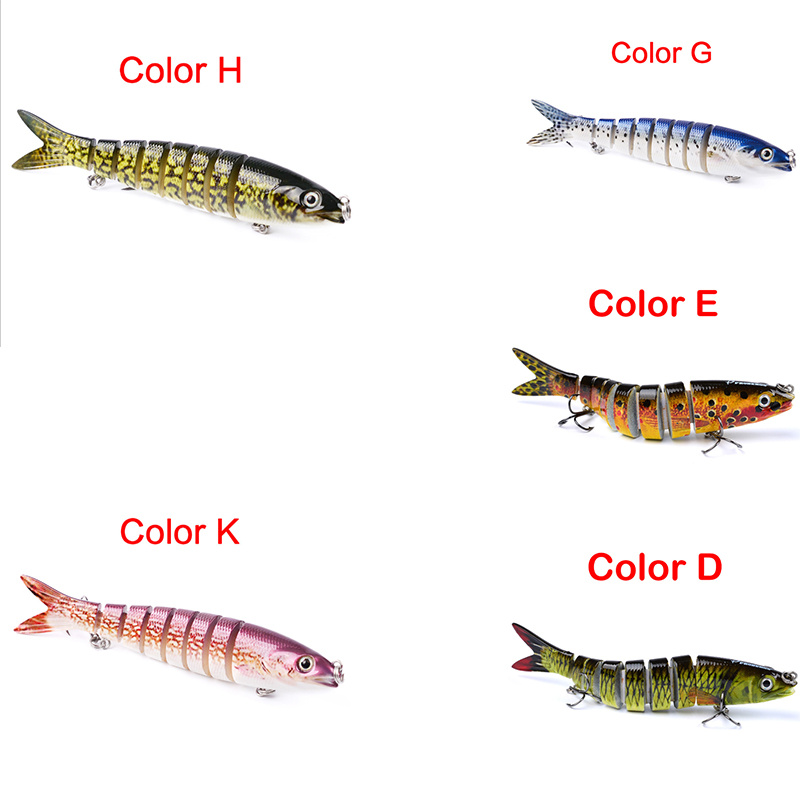 Artificial Multi Jointed Fishing Lures 9 Artificial Multi Jointed Fishing Lures - Image 9