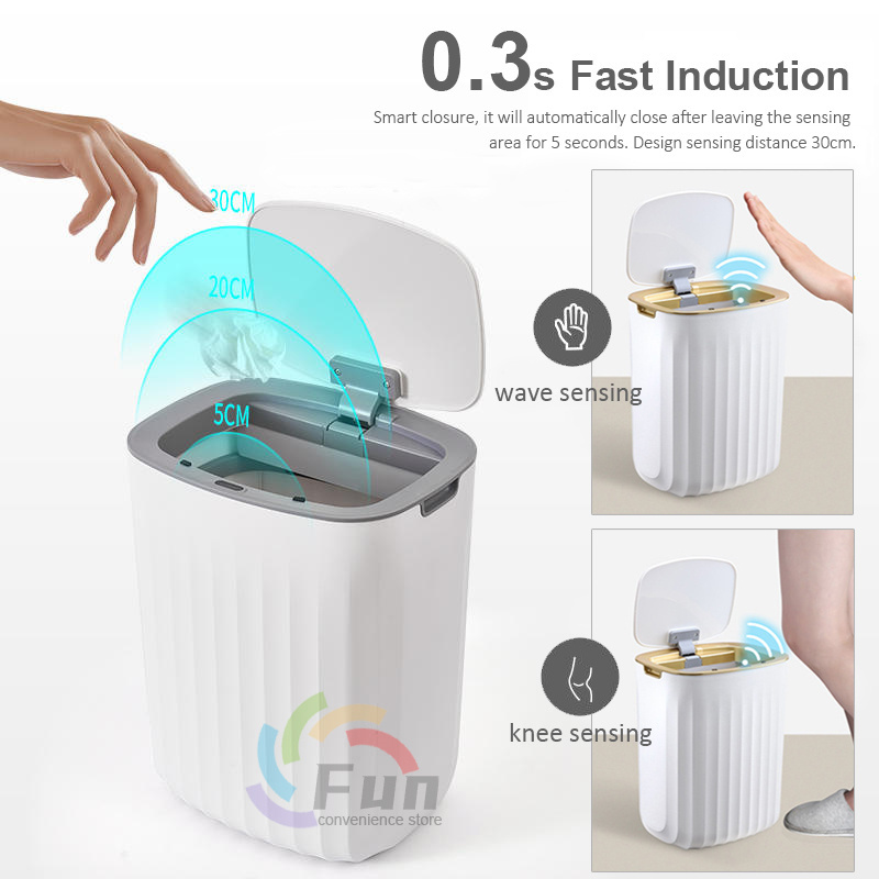 Smart Trash Can With Lid 3 Smart Trash Can With Lid - Image 3