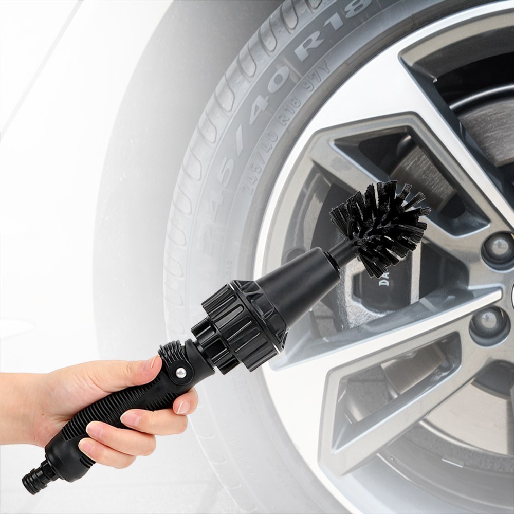 Water-driven Rotary Cleaning Brush Wash Hand-held Water Spray Brush 1 Water-driven Rotary Cleaning Brush Wash Hand-held Water Spray Brush
