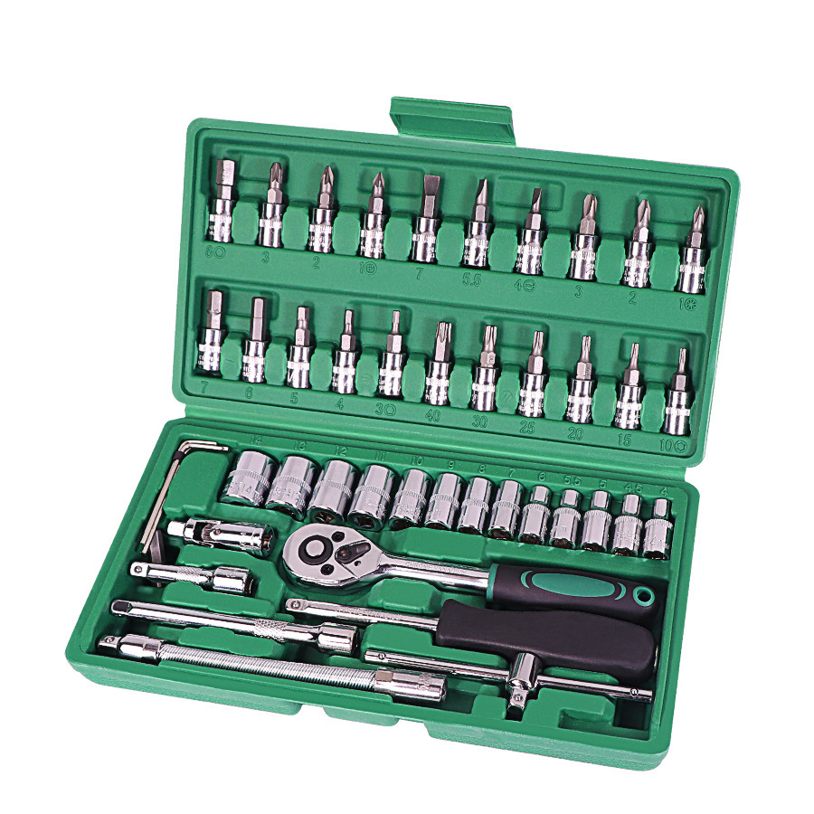 Car Repair Tool 46pcs Inch Socket Set 1 Car Repair Tool 46pcs Inch Socket Set