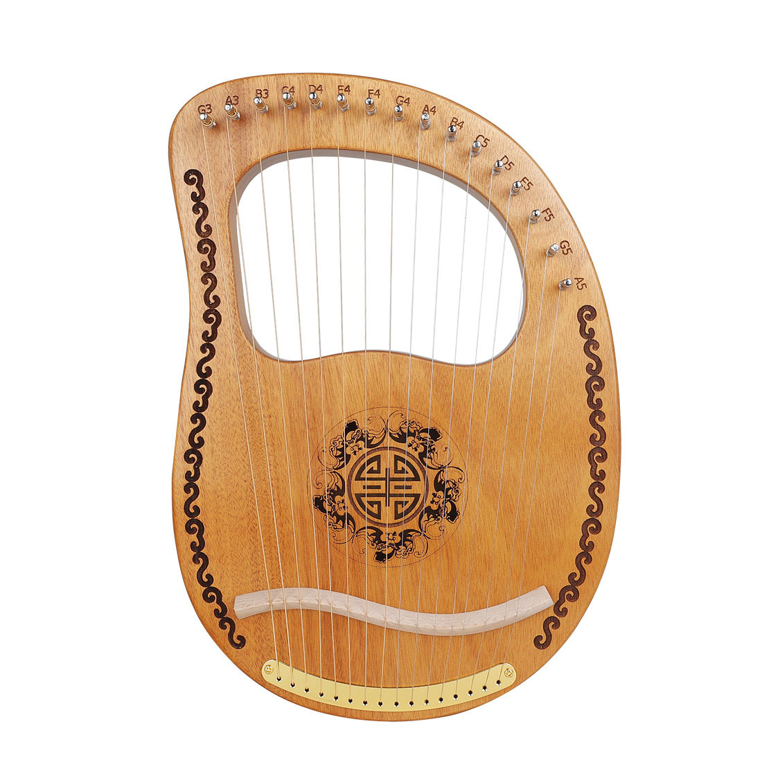 Small Harp, Portable Musical Instrument 1 Small Harp, Portable Musical Instrument