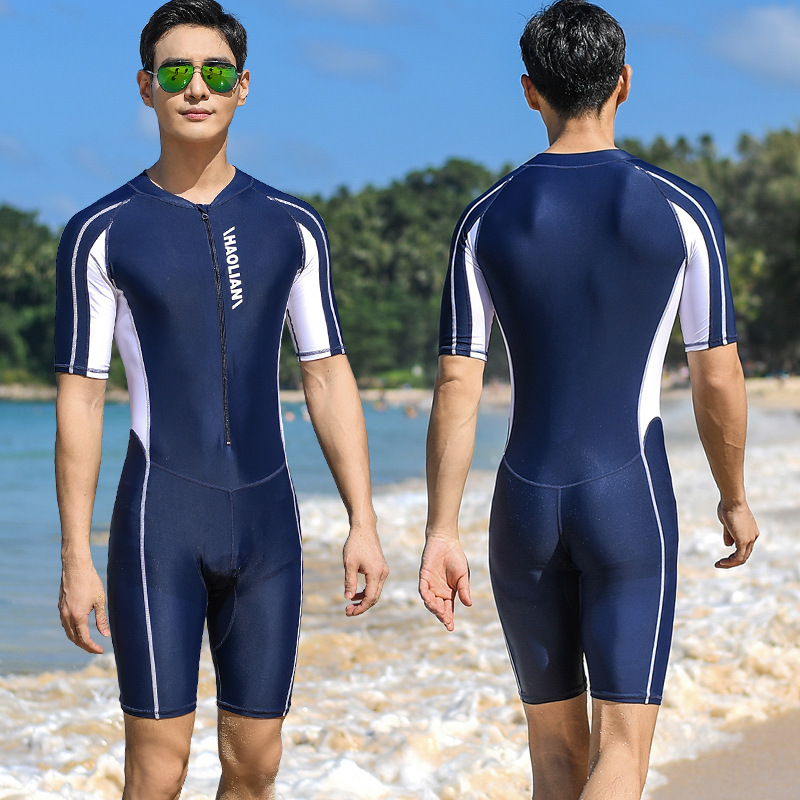 One-Piece Short-Sleeve Swimsuit 3 One-Piece Short-Sleeve Swimsuit - Image 3
