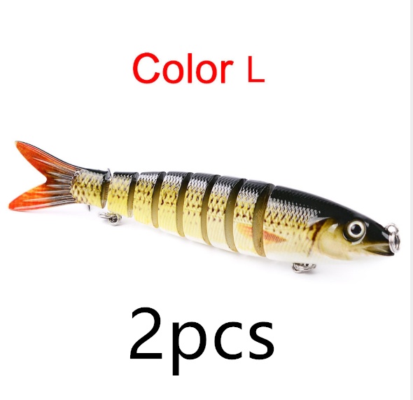 Artificial Multi Jointed Fishing Lures 8 Artificial Multi Jointed Fishing Lures - Image 8
