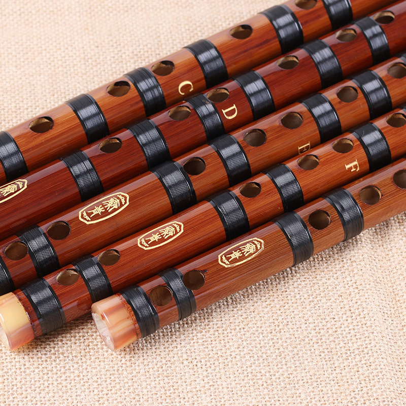 Bamboo Flute Woodwind C D E F G Key Dizi Transversal Flauta 5 Colors 2 Bamboo Flute Woodwind C D E F G Key Dizi Transversal Flauta 5 Colors - Image 2