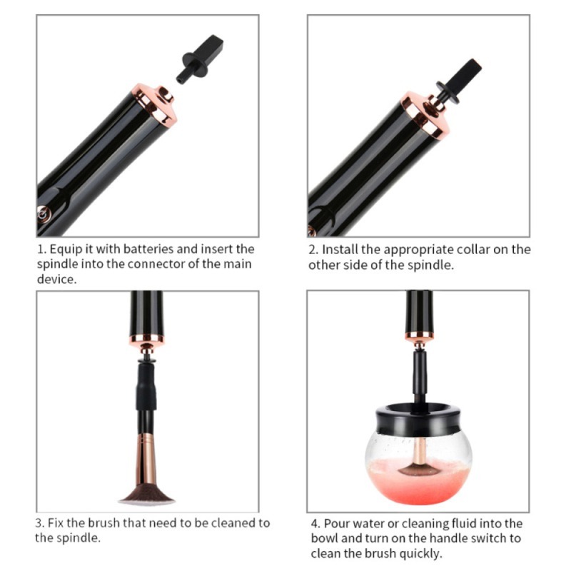 Electric Scrubber Makeup Brush Cleaner 4 Electric Scrubber Makeup Brush Cleaner - Image 4