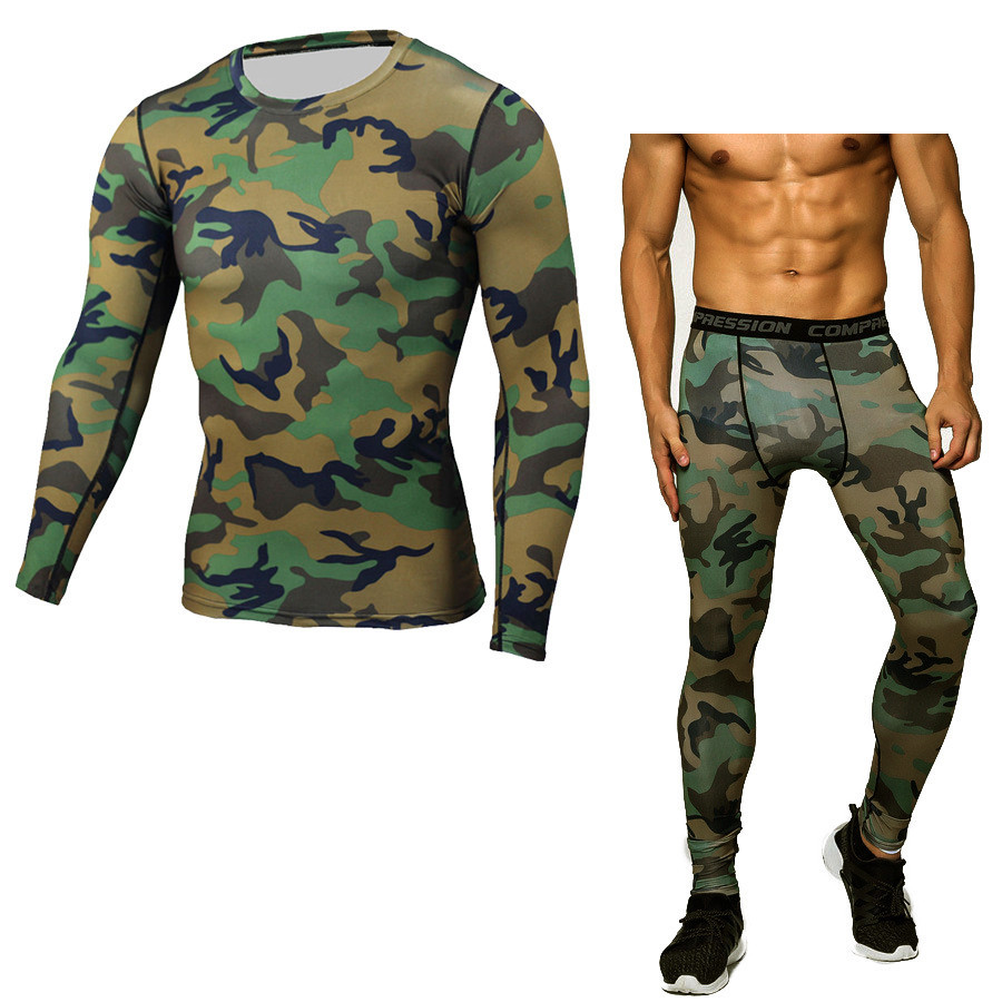 Camouflage Compression Base Layer Set 3 Camouflage Compression Base Layer Set - Image 3