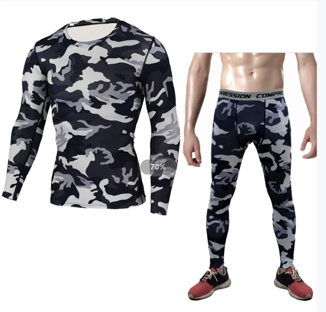 Camouflage Compression Base Layer Set 4 Camouflage Compression Base Layer Set - Image 4