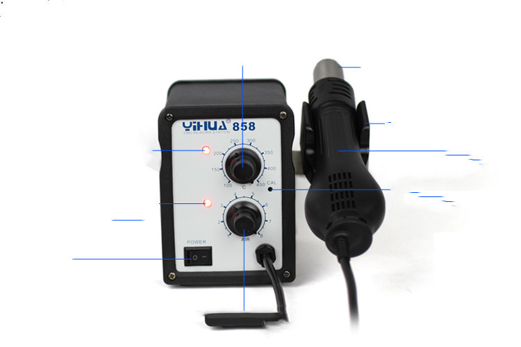 Advanced Fan Type Hot Air Desoldering Station Hot Air Gun 4 Advanced Fan Type Hot Air Desoldering Station Hot Air Gun - Image 4