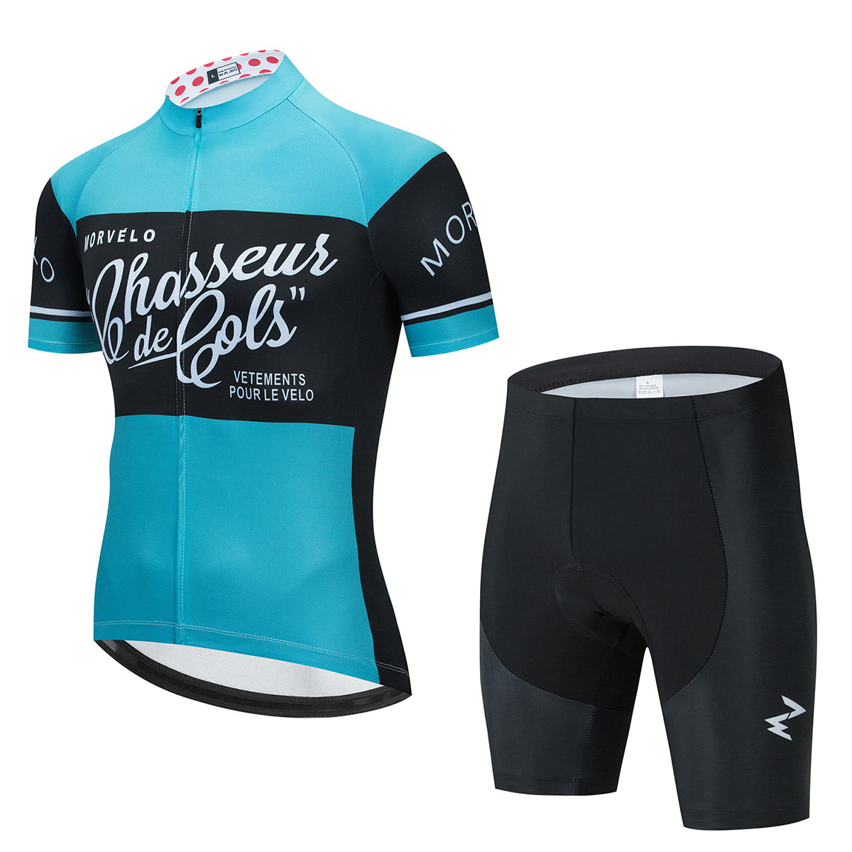 Short-Sleeved Cycling Jersey Suit Breathable Bicycle Sportswear Uniform Custom Cycling Jersey 2 Short-Sleeved Cycling Jersey Suit Breathable Bicycle Sportswear Uniform Custom Cycling Jersey - Image 2