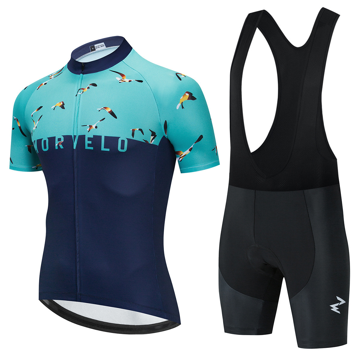 Short-Sleeved Cycling Jersey Suit Breathable Bicycle Sportswear Uniform Custom Cycling Jersey 6 Short-Sleeved Cycling Jersey Suit Breathable Bicycle Sportswear Uniform Custom Cycling Jersey - Image 6