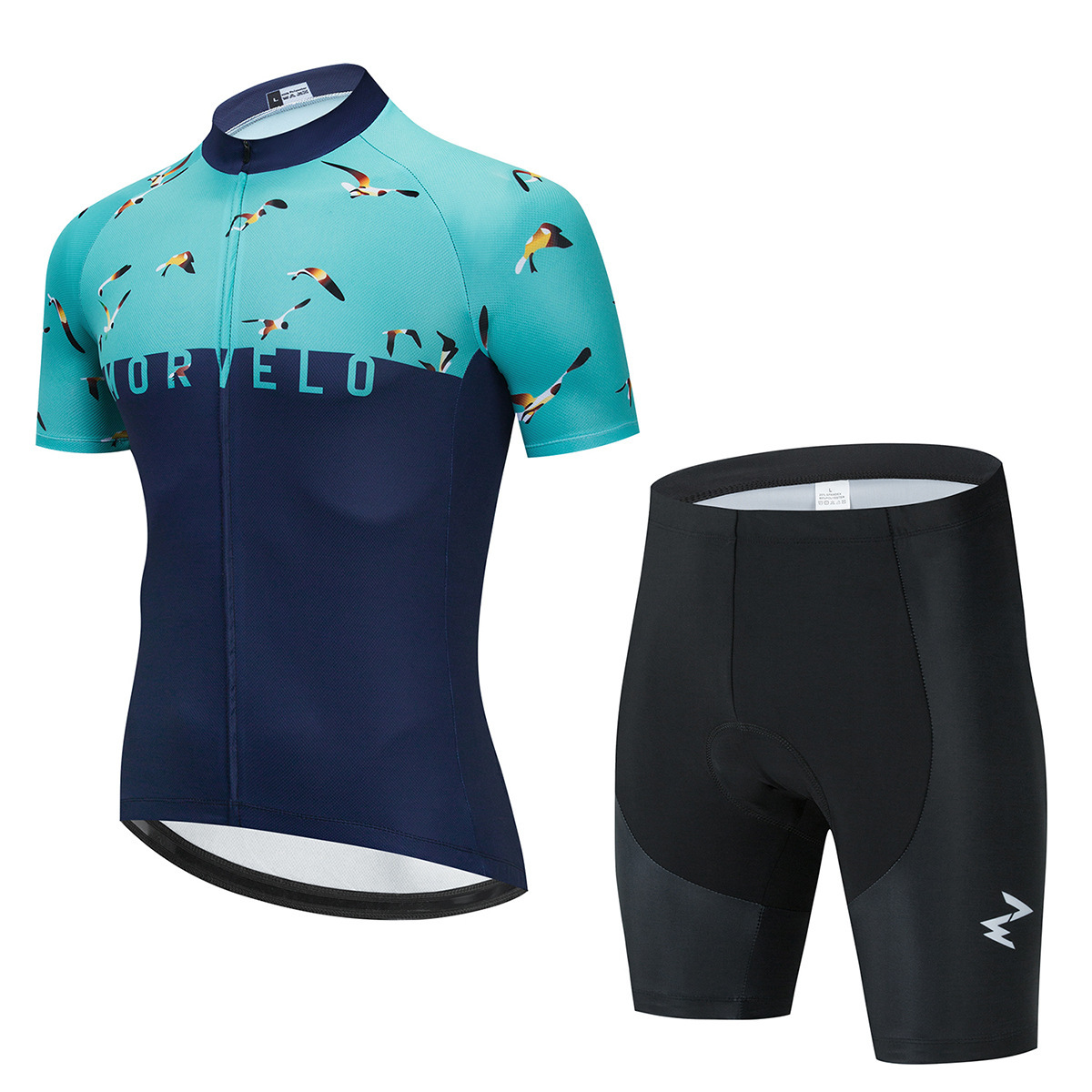 Short-Sleeved Cycling Jersey Suit Breathable Bicycle Sportswear Uniform Custom Cycling Jersey 3 Short-Sleeved Cycling Jersey Suit Breathable Bicycle Sportswear Uniform Custom Cycling Jersey - Image 3