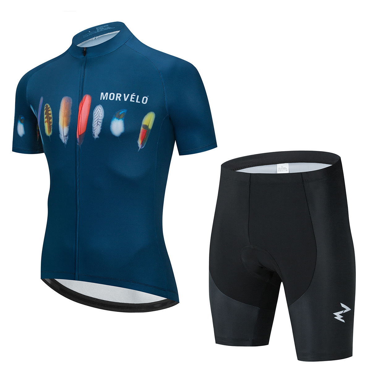 Short-Sleeved Cycling Jersey Suit Breathable Bicycle Sportswear Uniform Custom Cycling Jersey 4 Short-Sleeved Cycling Jersey Suit Breathable Bicycle Sportswear Uniform Custom Cycling Jersey - Image 4
