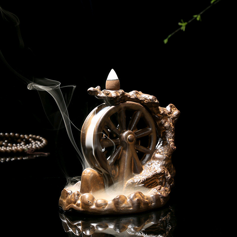 Ceramic Flow Smoke Backflow Incense Burner Indoor 1 Ceramic Flow Smoke Backflow Incense Burner Indoor