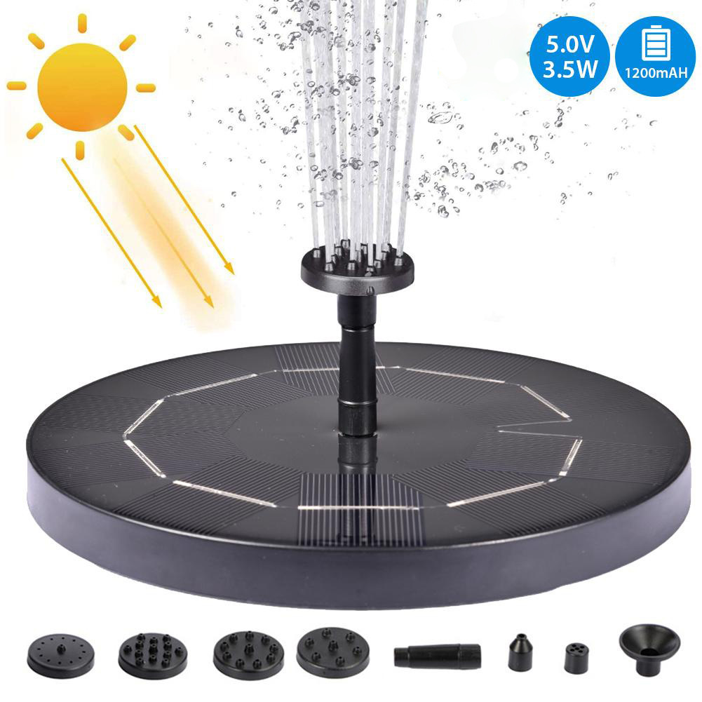 Solar Water Mercury Garden Miniature Floating Fountain 9 Solar Water Mercury Garden Miniature Floating Fountain - Image 9