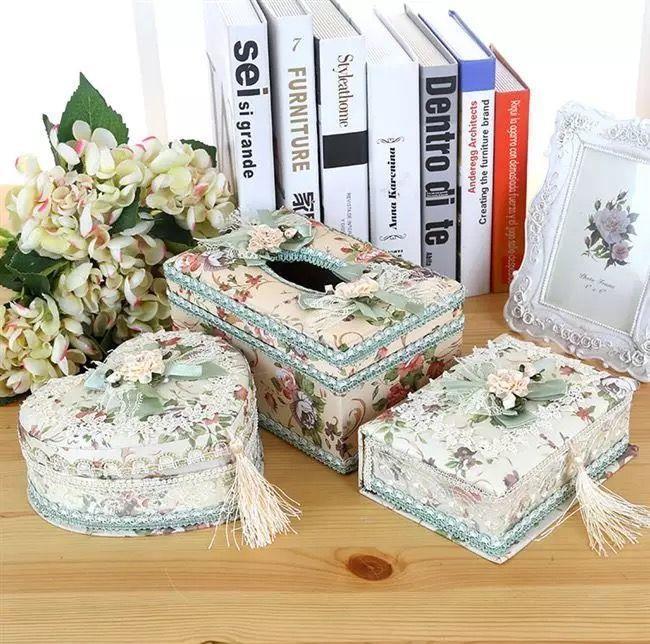 Jewelry Box, Earrings, Ring Storage Box, Tissue Box 5 Jewelry Box, Earrings, Ring Storage Box, Tissue Box - Image 5