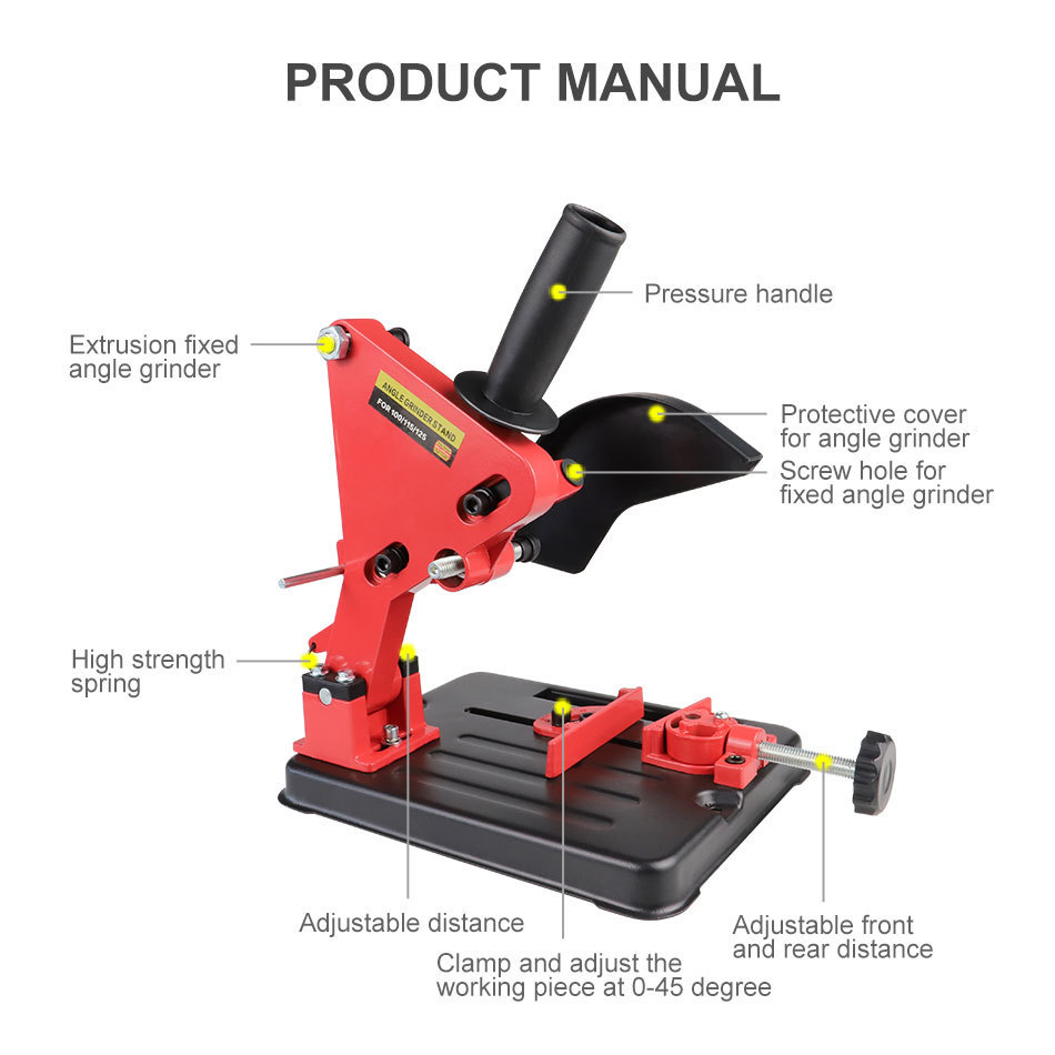 Multifunctional Angle Grinder Bracket 3 Multifunctional Angle Grinder Bracket - Image 3