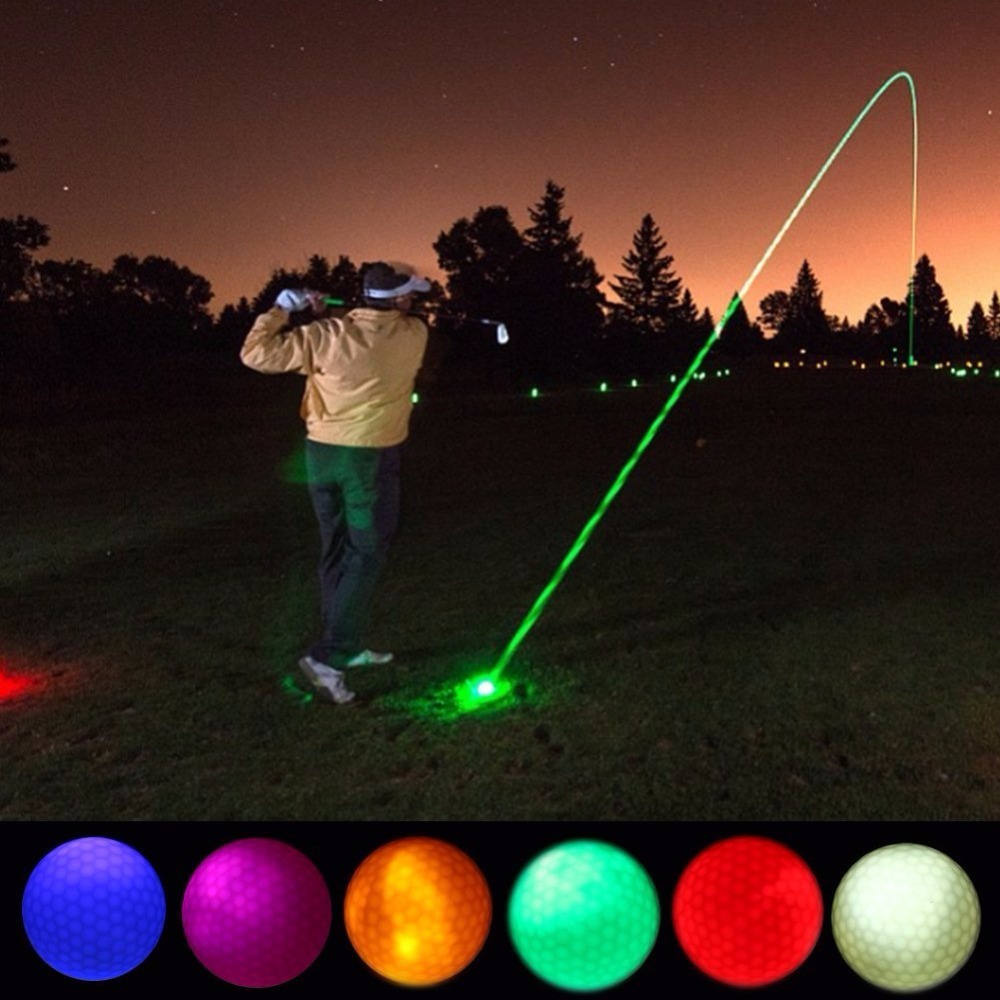 LED Golf Ball Flashing Ball Golf Supplies 4 LED Golf Ball Flashing Ball Golf Supplies - Image 4