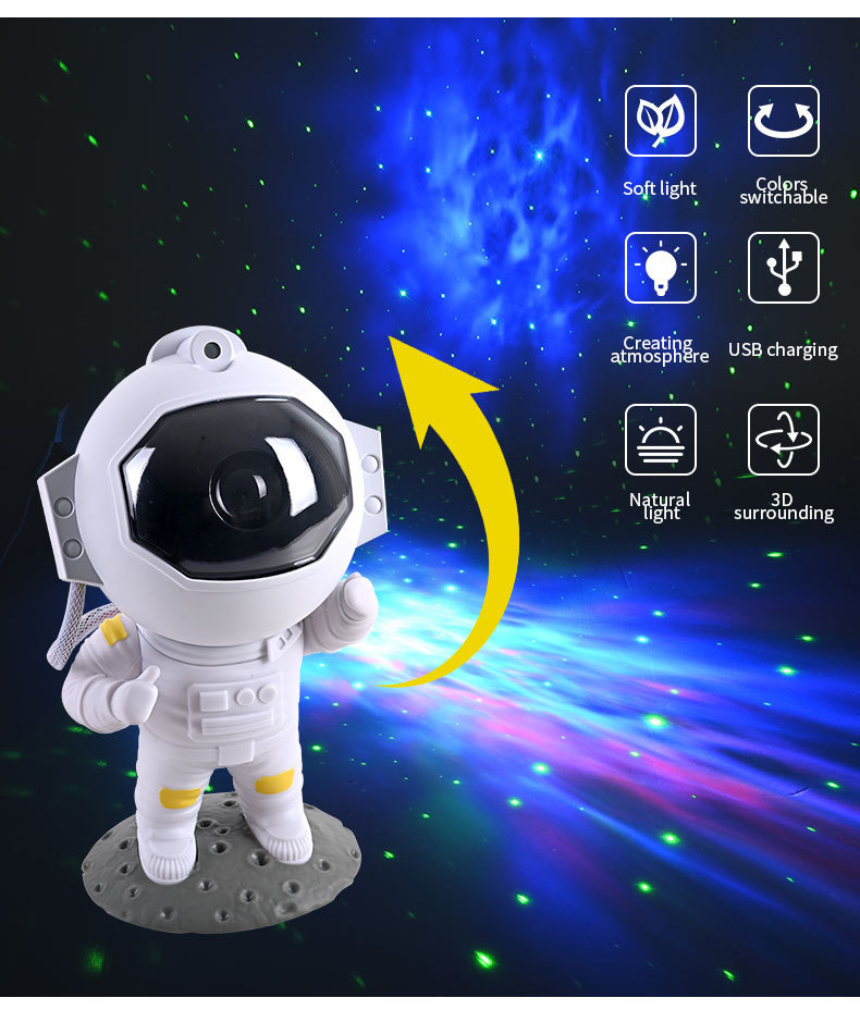 Galaxy Star Projector Home Room Decor 5 Galaxy Star Projector Home Room Decor - Image 5