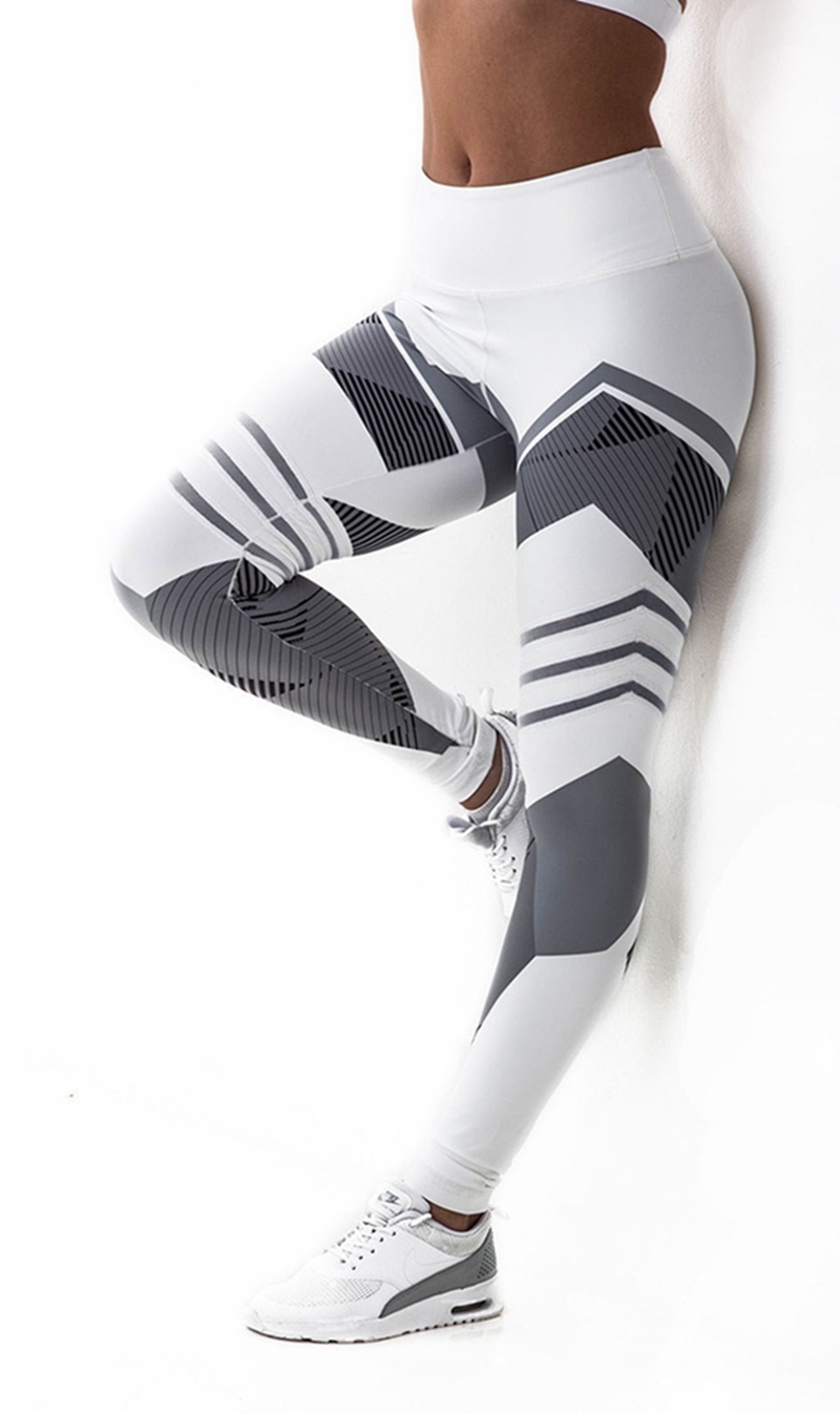 Printed Reflective Sport Yoga Pants Women 2 Printed Reflective Sport Yoga Pants Women - Image 2