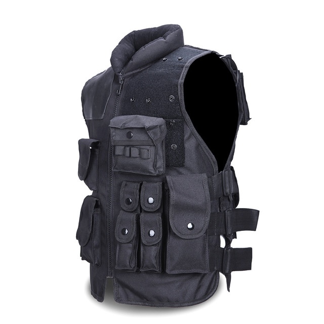 Tactical Vest Black Mens Military Hunting Vest 1 Tactical Vest Black Mens Military Hunting Vest