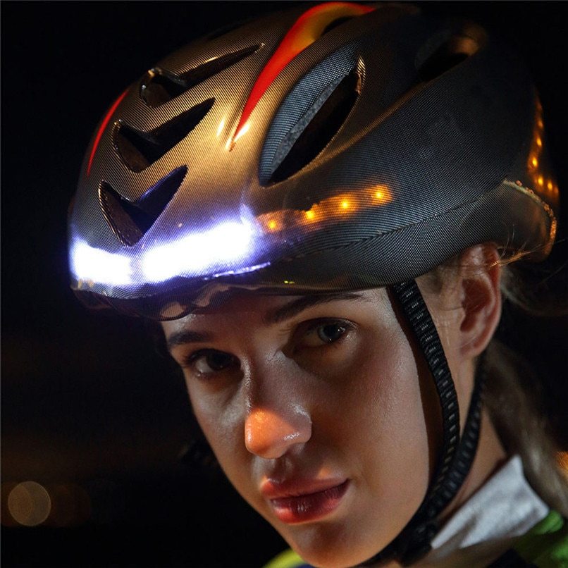 Intelligent Steering Helmet LED Bicycle Equipment 1 Intelligent Steering Helmet LED Bicycle Equipment
