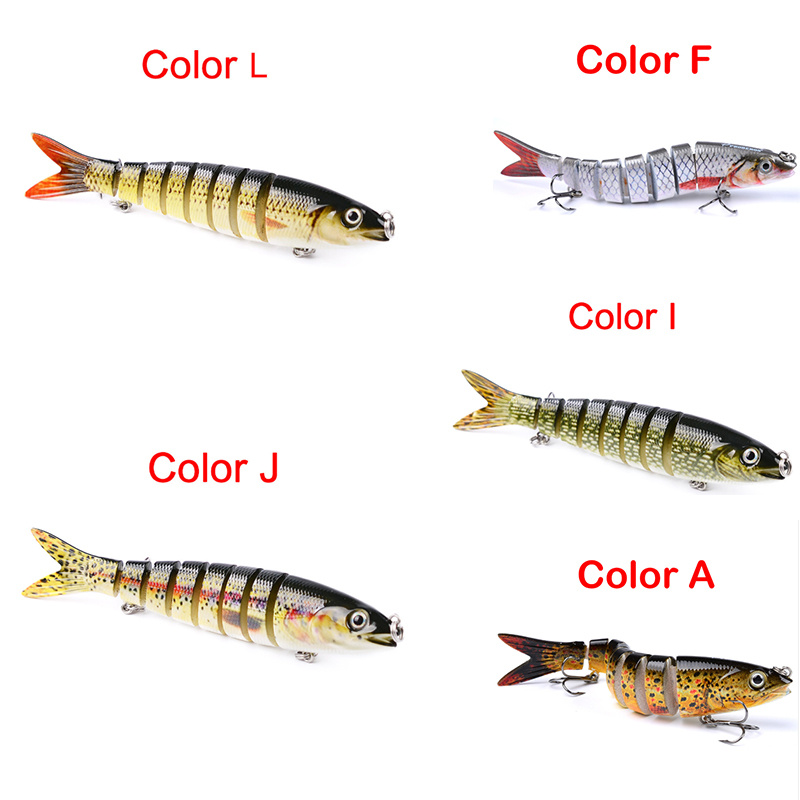 Artificial Multi Jointed Fishing Lures 6 Artificial Multi Jointed Fishing Lures - Image 6