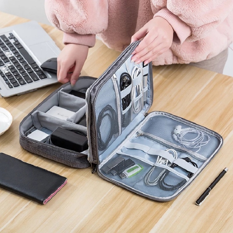 Electronics Organizer Multifunctional Waterproof Storage Bag 8 Electronics Organizer Multifunctional Waterproof Storage Bag - Image 8