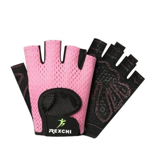 Cycling Butterfly Mesh Breathable Thin Fitness Half-finger Gloves 1 Cycling Butterfly Mesh Breathable Thin Fitness Half-finger Gloves