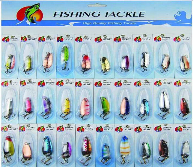 Metal Sheetmetal Lures Set 30x Spinnerbait 1 Metal Sheetmetal Lures Set 30x Spinnerbait