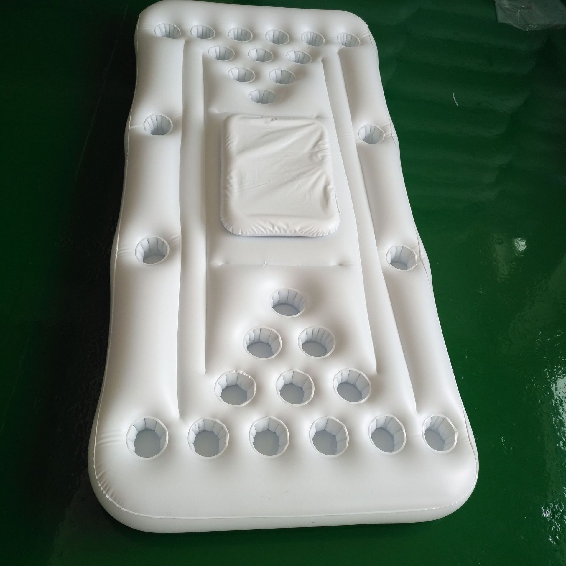 Inflatable Beer Pong Buoy Mattress 1 Inflatable Beer Pong Buoy Mattress