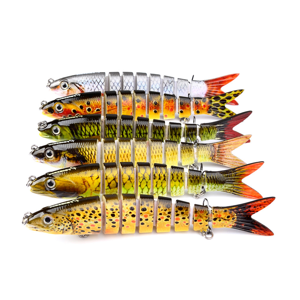 Artificial Multi Jointed Fishing Lures 5 Artificial Multi Jointed Fishing Lures - Image 5