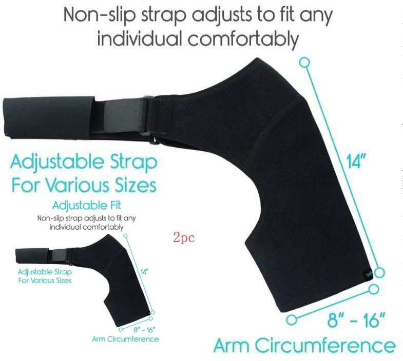 Neoprene Brace Dislocation Injury Arthritis Pain Shoulder Support 8 Neoprene Brace Dislocation Injury Arthritis Pain Shoulder Support - Image 8