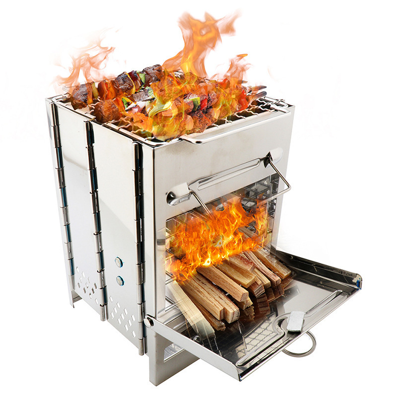 Adjustable Windproof Lightweight Camping Wood Stove 6 Adjustable Windproof Lightweight Camping Wood Stove - Image 6