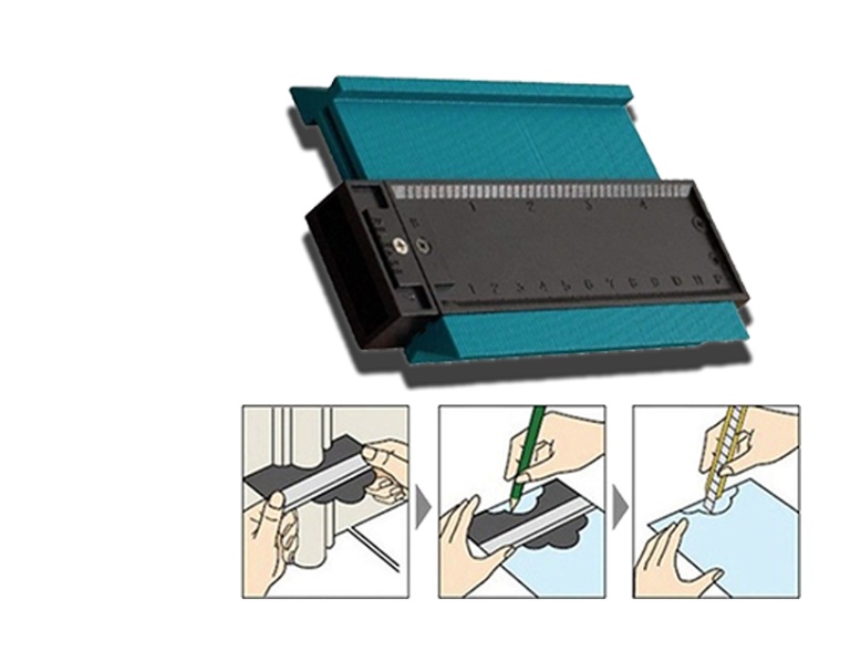 Radial Ruler Contour Gauge Taker Profile Gauge 8 Radial Ruler Contour Gauge Taker Profile Gauge - Image 8