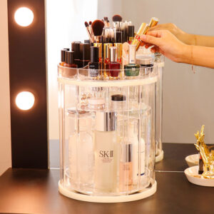 Rotating Cosmetics Storage Rack Large Capacity