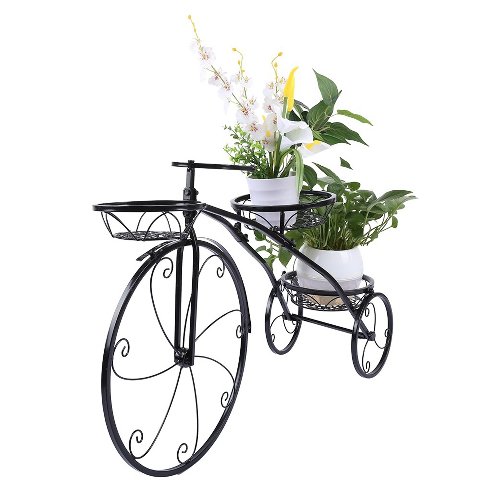 Tricycle Plant Stand Flower Pot Cart Holder Ideal For Home Garden And Patio 5 Tricycle Plant Stand Flower Pot Cart Holder Ideal For Home Garden And Patio - Image 5