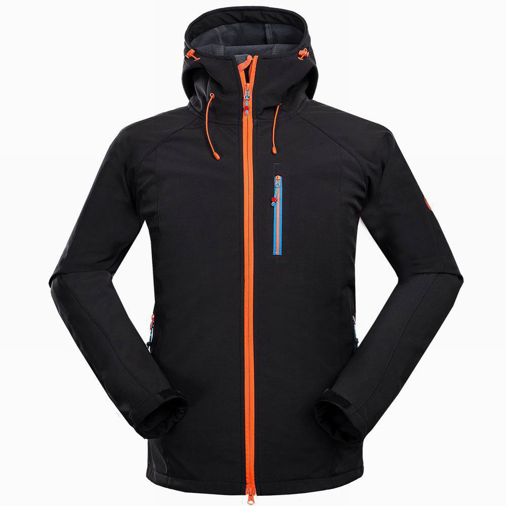 Men Camping Windproof Jacket Soft Shell Jacket 5 Men Camping Windproof Jacket Soft Shell Jacket - Image 5