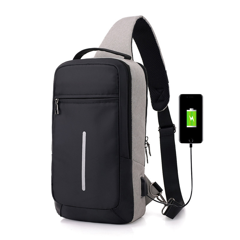 Anti-theft USB Charging Chest Bag 8 Anti-theft USB Charging Chest Bag - Image 8
